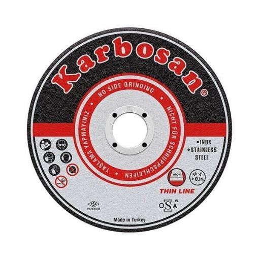 KARBOSAN METAL KESİCİ 115 MM İNOX resmi