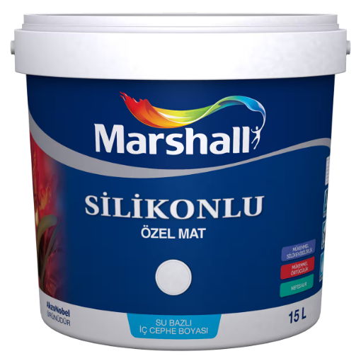 MARSHALL ÖZEL MAT 15 LT BW BAZ SİL. İÇ CEPHE resmi