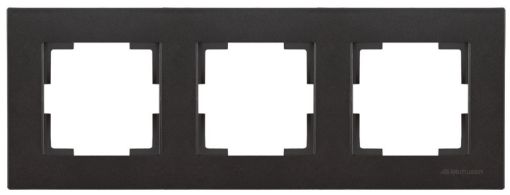 MUTLUSAN ÜÇLÜ ÇERÇEVE SİYAH resmi