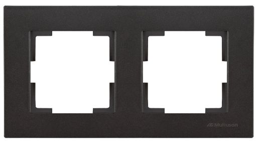 MUTLUSAN İKİLİ ÇERÇEVE SİYAH resmi