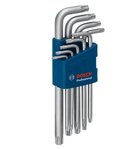 BOSCH TORX ALYAN SETİ 9 PARÇA MAVİ 1600A01TH4 resmi