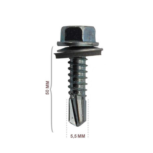 5,5*50 TRAPEZ VİDASI resmi