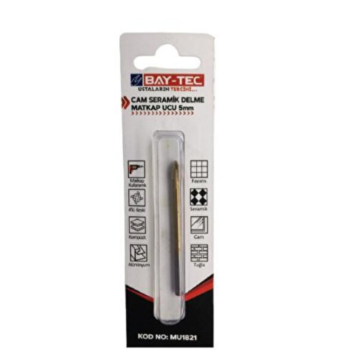 BAYTEC CAM SERAMİK DELME UCU 5 MM resmi