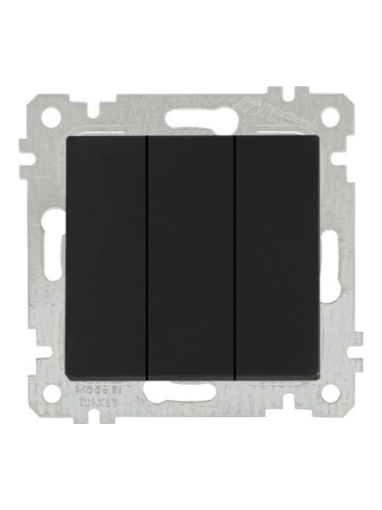 MUTLUSAN ÜÇLÜ ANAHTAR SİYAH resmi