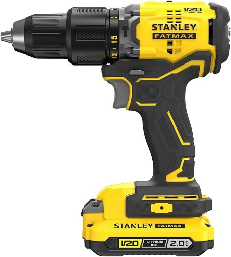 STANLEY SBD715D2K ÇİFT AKÜLÜ KÖMÜRSÜZ 2 AH resmi