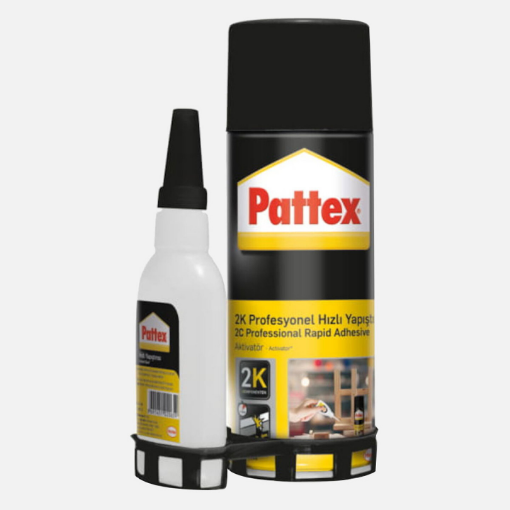 PATTEX HIZLI YAPIŞTIRICI 2K PROF. 400+70 ML resmi