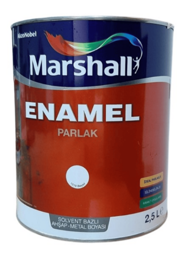 MARSHALL ENAMEL PARLAK 2,5 LT BEYAZ resmi