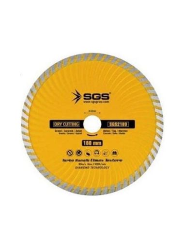 SGS 180 MM T. KANALLI ELMAS TESTERE resmi