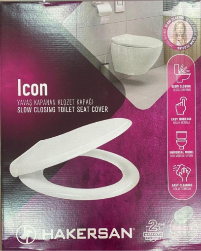 KLOZET KAPAĞI İCON HAKERSAN resmi