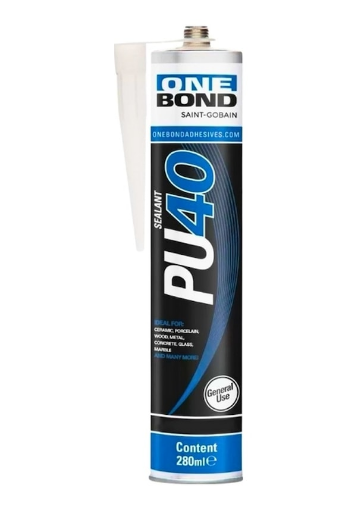 ONE BOND PU40 MASTİK SİYAH 280 ML resmi