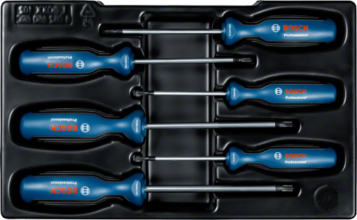 BOSCH TORX TORNAVİDA SETİ 6 PARÇA 1600A01V09 resmi